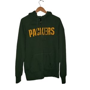 Mens Size Small Green Bay Packers Zip up Hoodie